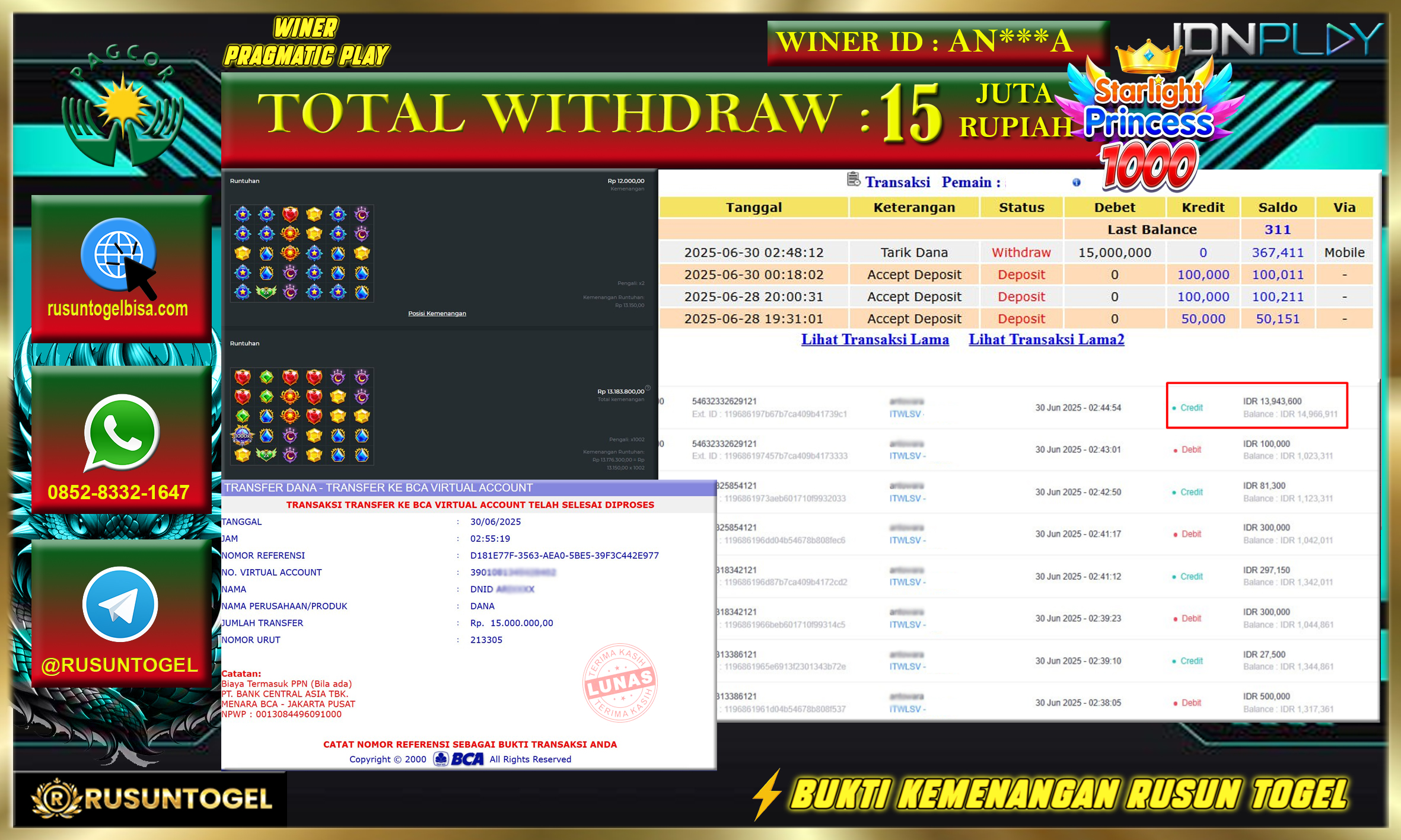 PREDIKSI RUSUNTOGEL