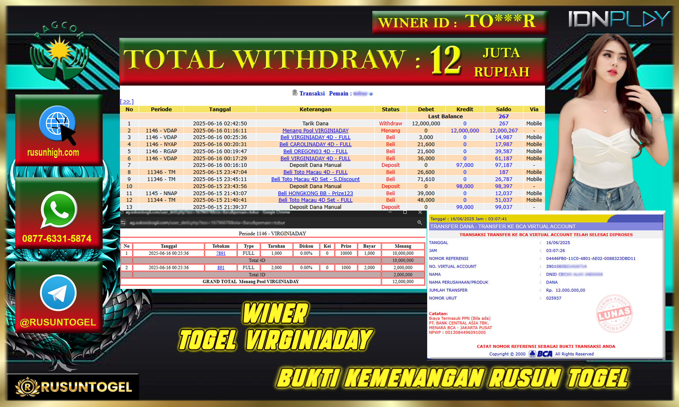 PREDIKSI RUSUNTOGEL