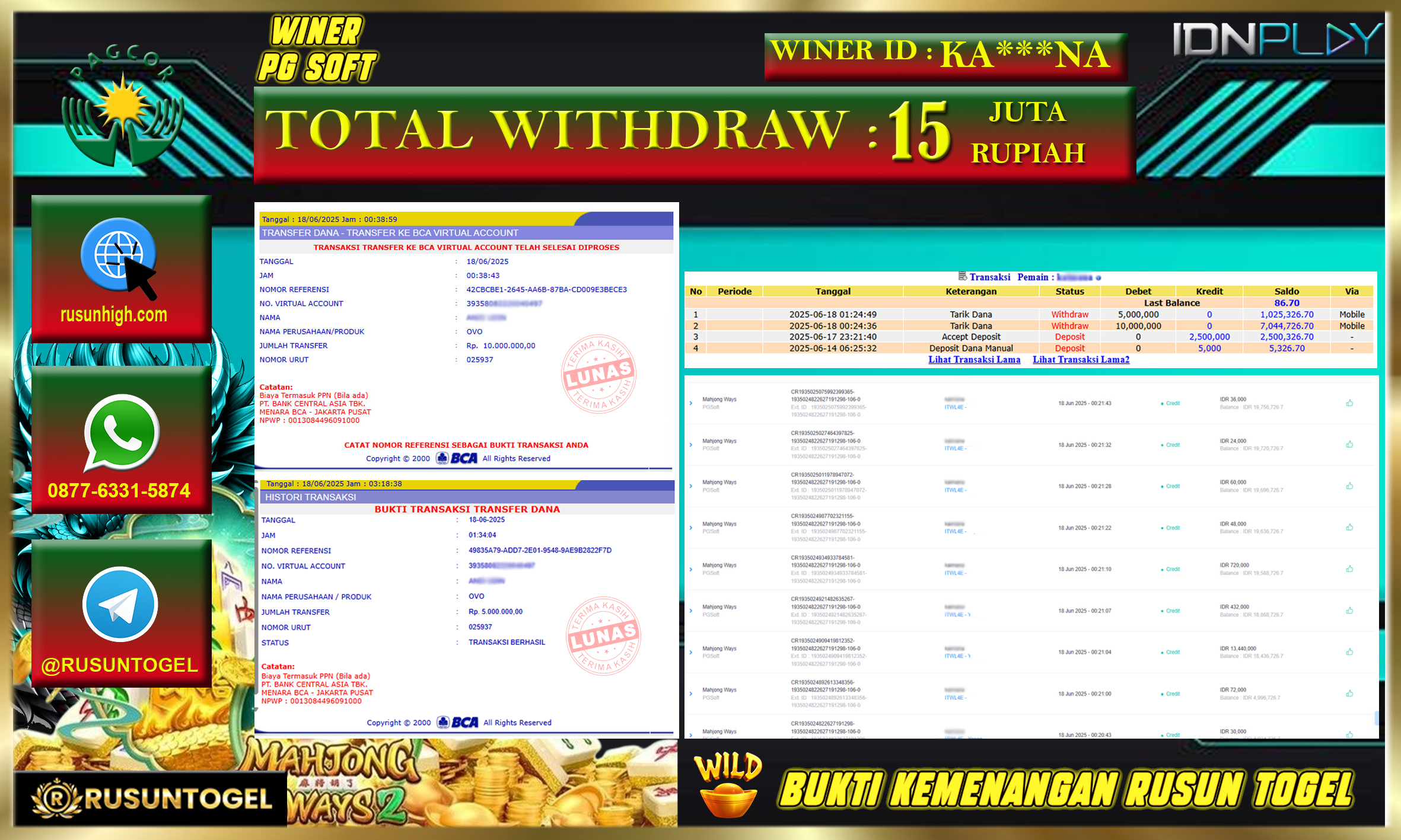 PREDIKSI RUSUNTOGEL