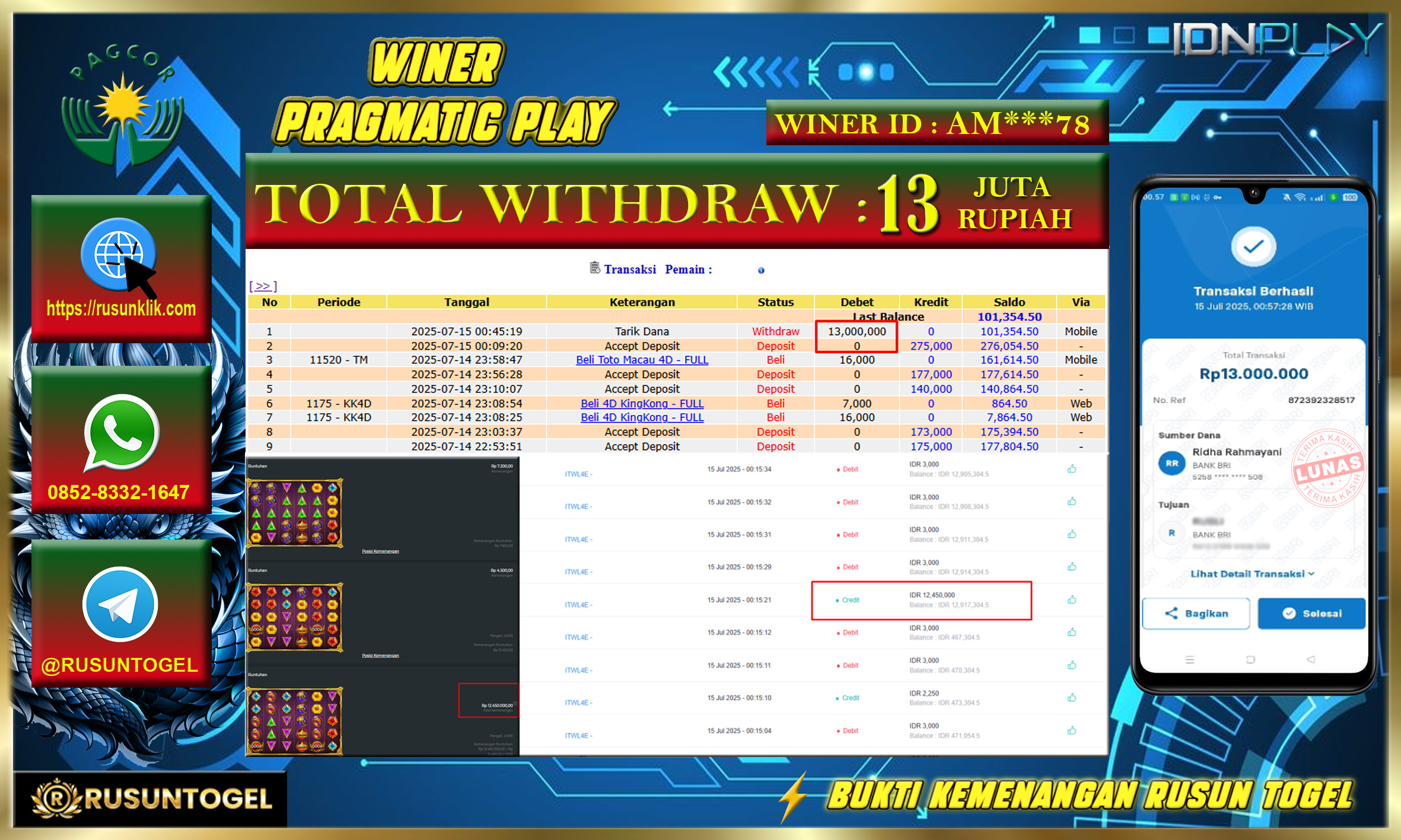 PREDIKSI RUSUNTOGEL