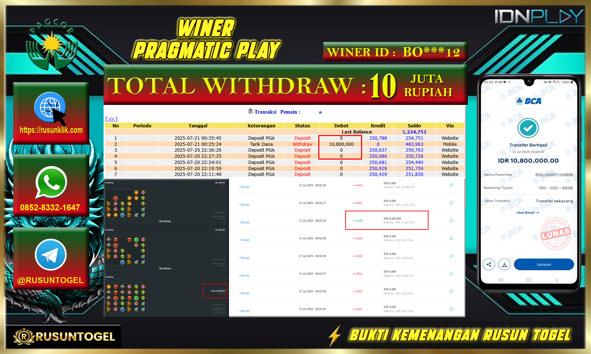 PREDIKSI RUSUNTOGEL