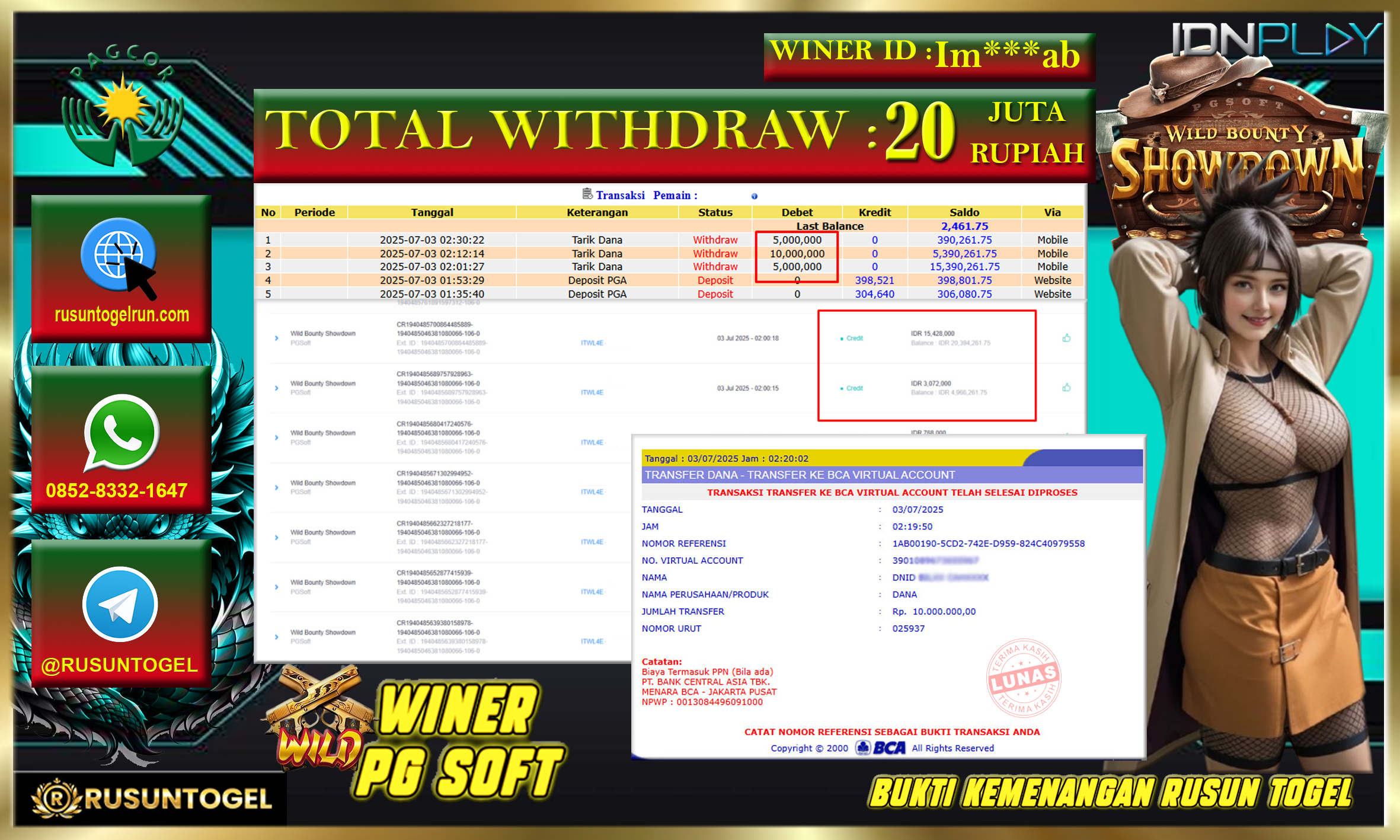 PREDIKSI RUSUNTOGEL