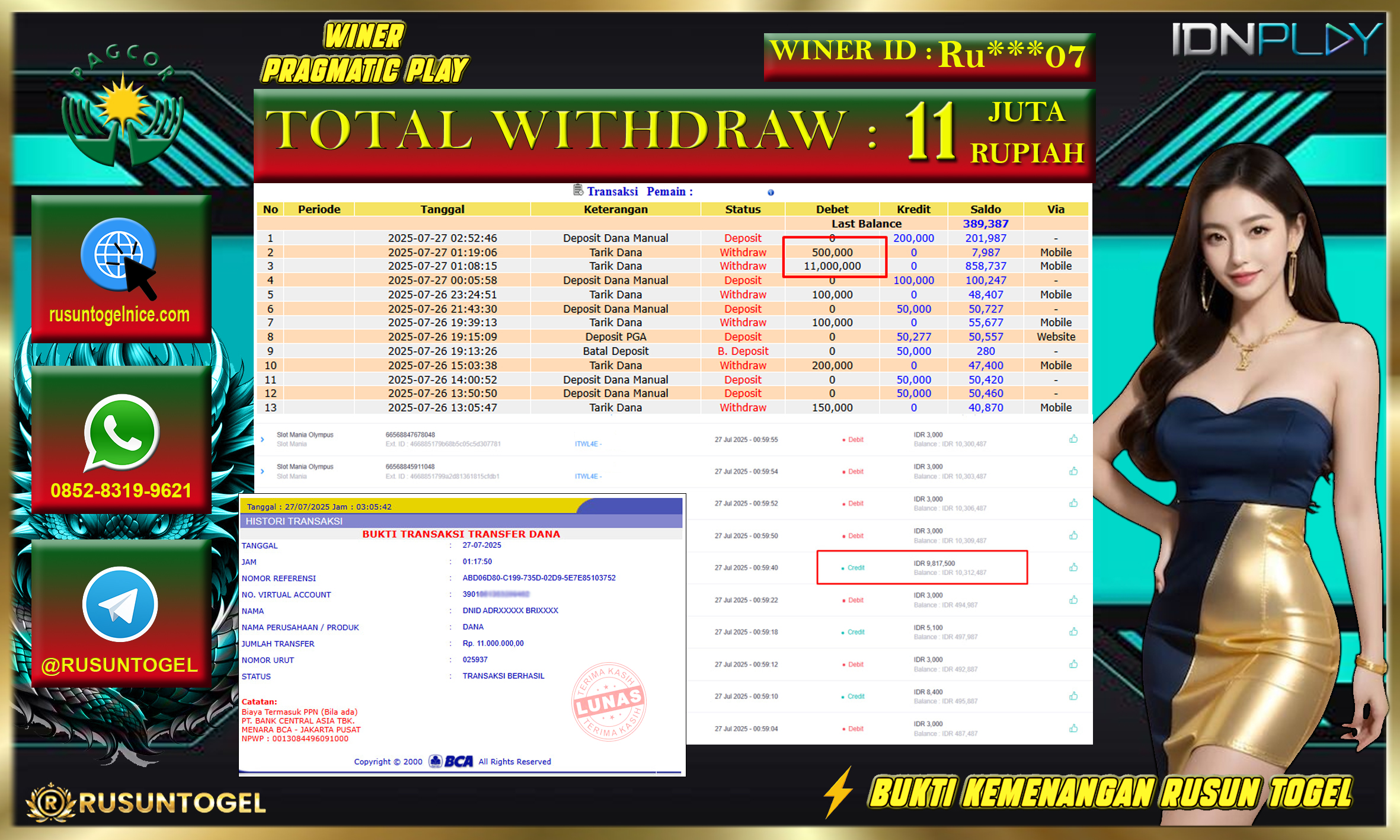 PREDIKSI RUSUNTOGEL