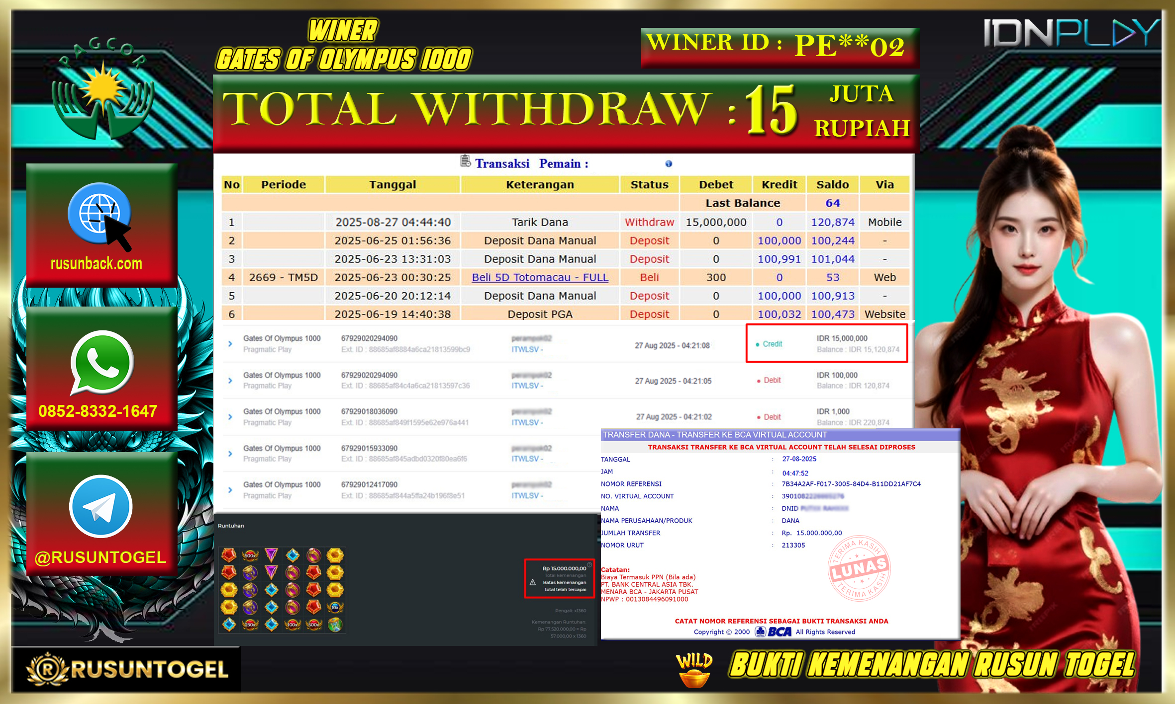 PREDIKSI RUSUNTOGEL
